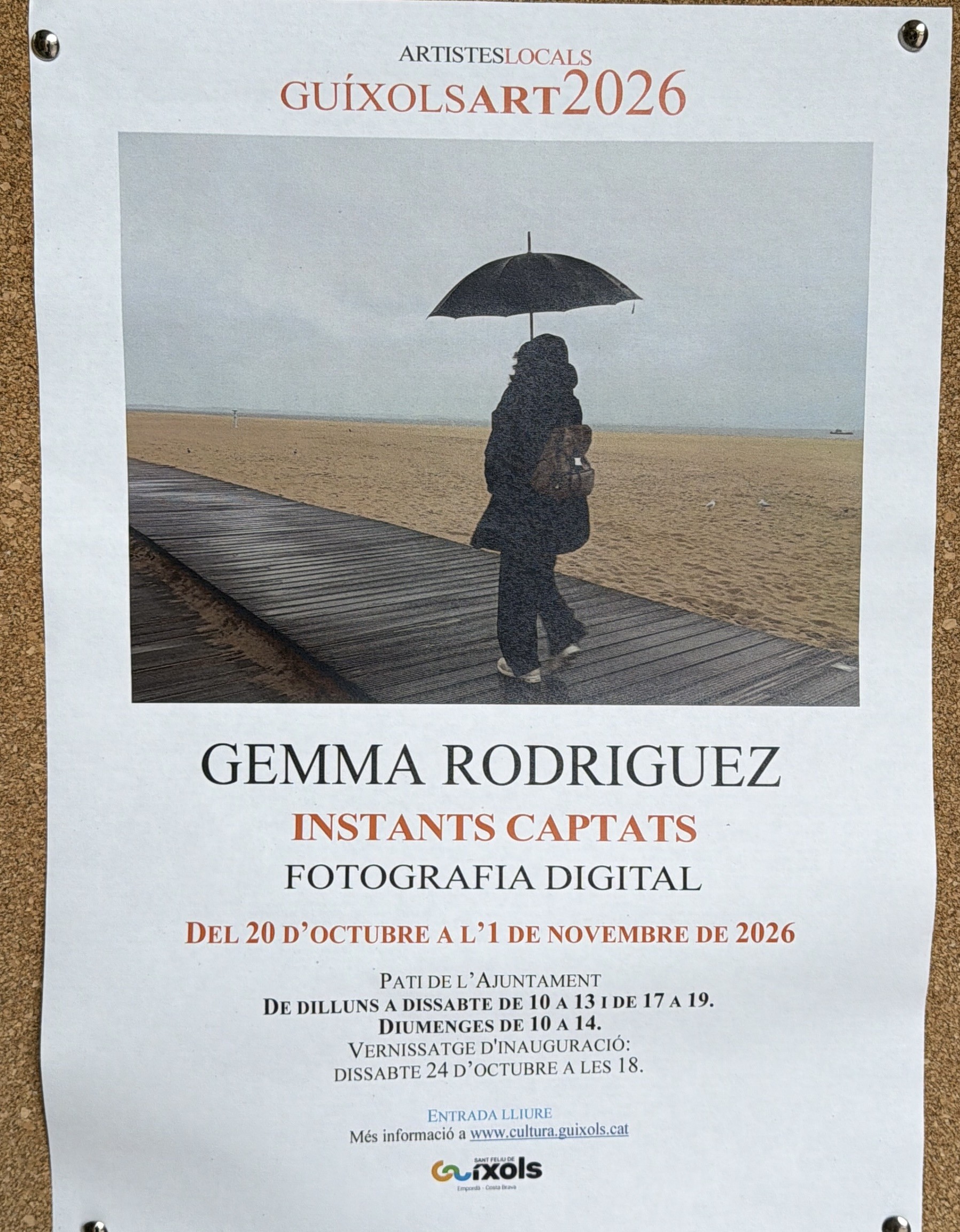 Exposició de fotografia digital de Gemma Rodríguez al Pati de l'Ajuntament